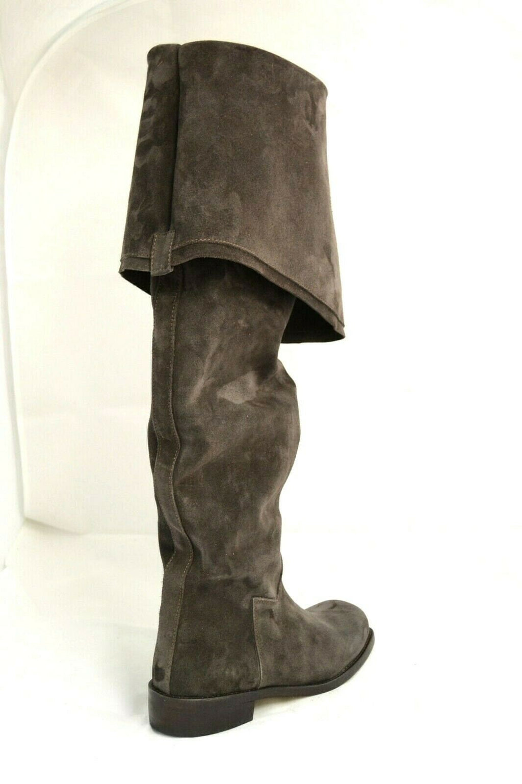 Stivali Jack Sparrow DMTNT in vera pelle scamosciata testa di moro per COSPLAY, ARTIGIANALI made in italy su misura