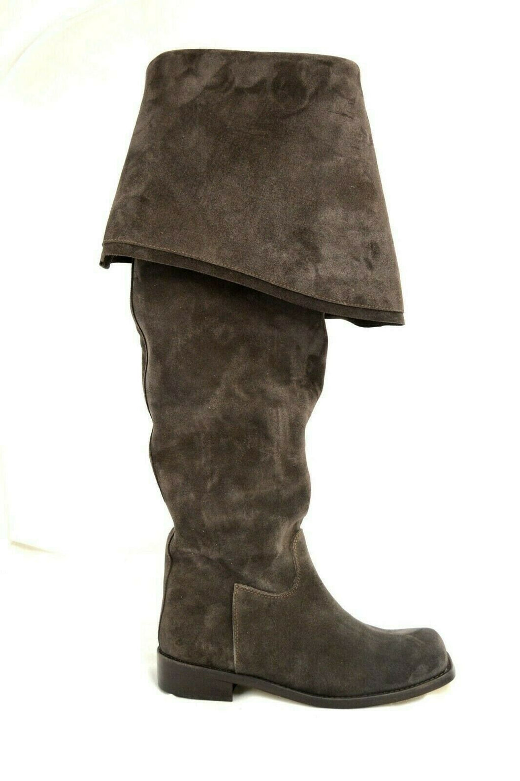 Stivali Jack Sparrow DMTNT in vera pelle scamosciata testa di moro per COSPLAY, ARTIGIANALI made in italy su misura