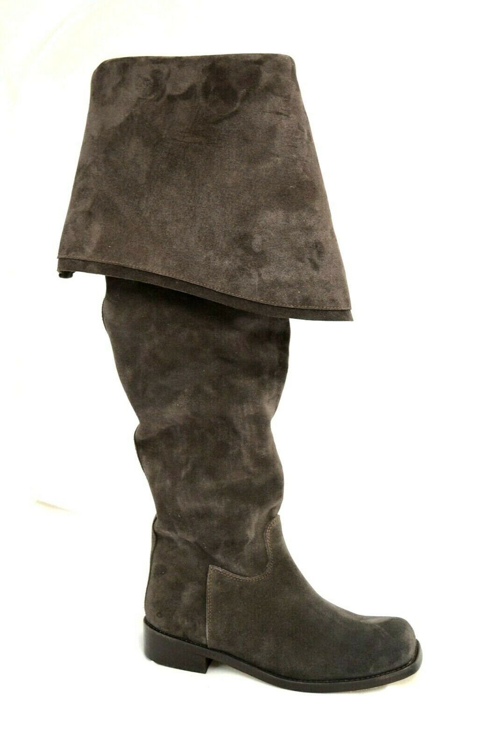 Stivali Jack Sparrow DMTNT in vera pelle scamosciata testa di moro per COSPLAY, ARTIGIANALI made in italy su misura